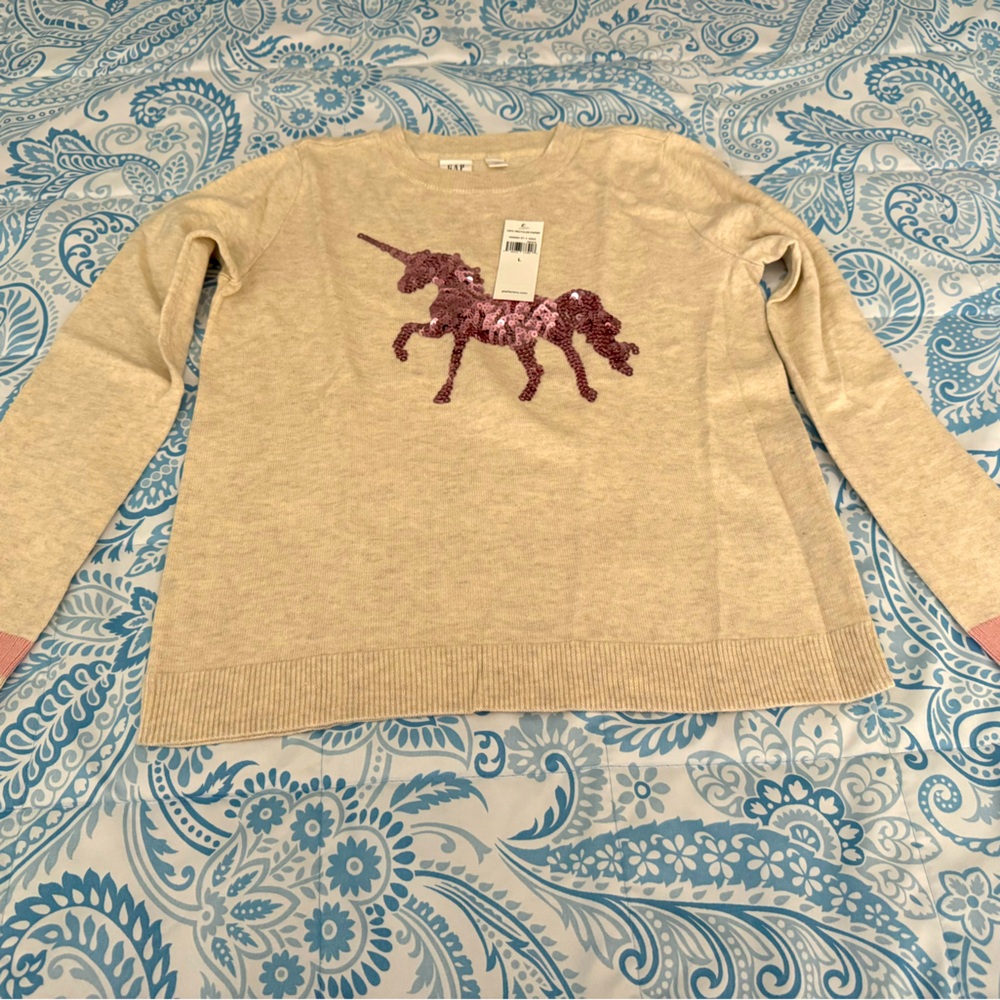 Gap girls sweater size L new with tags